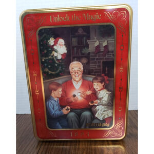 Oreo Cookies Unlock The Magic 1994 Grandfather Remembers Christmas Tin